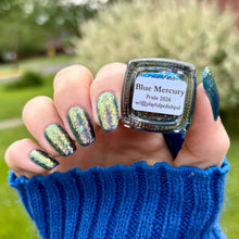 Load image into Gallery viewer, Blue Mercury: GPL x Playfulpolishpal Pride 2026